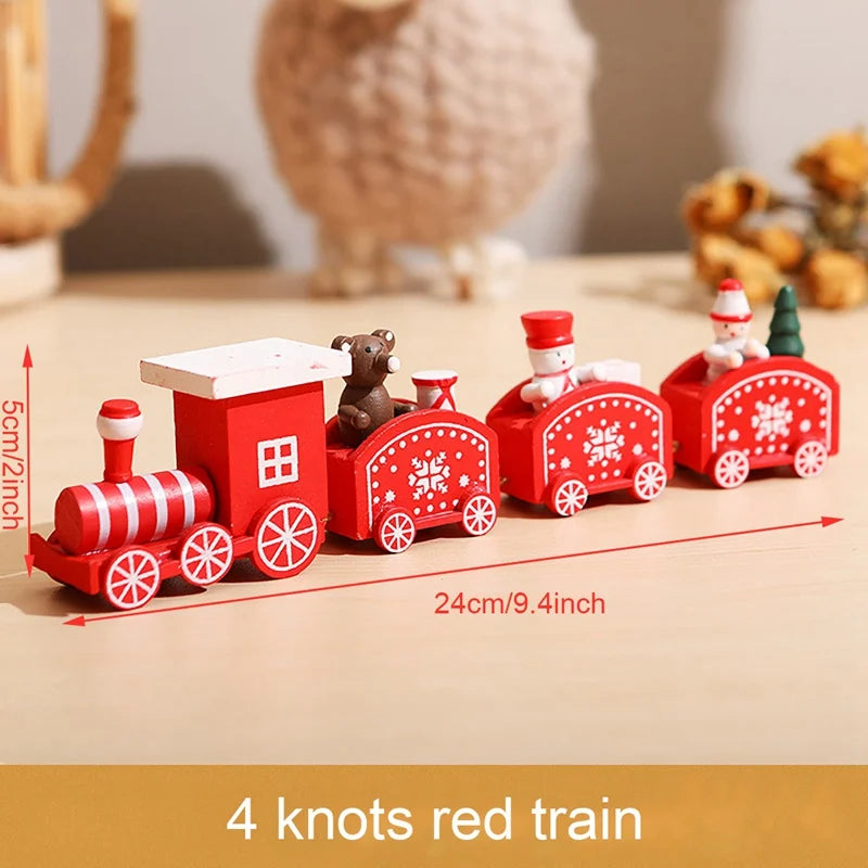 Christmas Train Merry Christmas Decorations For Home 2025 Cristmas Ornament Xmas Navidad Noel Gifts Happy New Year 2026 Gifts-Serilas