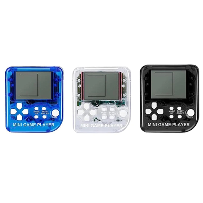 Portable Pocket Mini Classic Game Machine Keychain Children's Handheld Retro Nostalgic Game Console With Keyring Kids Toys Gift-Serilas