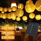 Solar String Lights 10/20/30 LED Outdoor Waterproof Christmas Garland Lantern Fairy Lamp String  for Garden Wedding Party Decor-Serilas