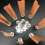 10 Pcs Flame Shaped Natural Wooden Wicks with Base Holder Candle Wick Wax Core Craft Candle Making Supplies Wave Soy Parffin Wax-Serilas