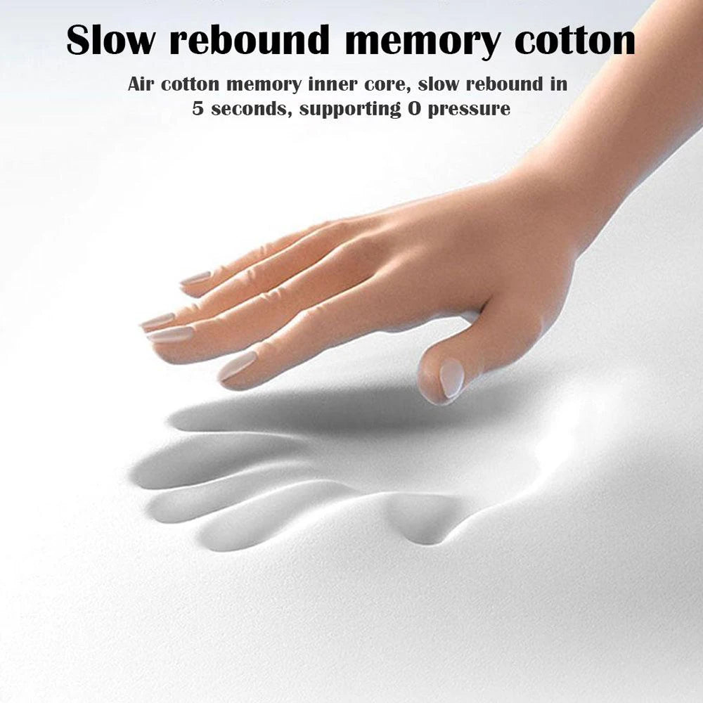 Electric Neck Massage Pillow Heating Vibration Neck Massager Back Cervical Traction Relax Sleeping Memory Foam Spine Support-Serilas