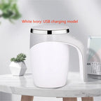Automatic Stirring Magnetic Mug Rechargeable Model Coffee Electric Lazy Milkshake Rotating Blender Smart Mixer Thermal Bottle-Serilas