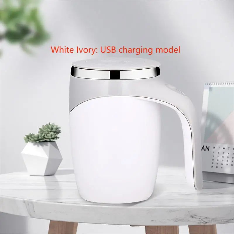Automatic Stirring Magnetic Mug Rechargeable Model Coffee Electric Lazy Milkshake Rotating Blender Smart Mixer Thermal Bottle-Serilas