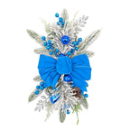 Christmas Staircase Decoration Wreath DIY Indoor Outdoor Garland Decoration With LED Decoration Prop Evening Party Dress Up Prop-Serilas