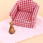 Dollhouse Miniature Plush Rug Carpet Mat Dolls House Living Room Furniture Decoration Accessories-Serilas