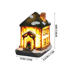 Christmas Houses Christmas Decoration With Lights Room Tabletop Supplies Festive Atmosphere Ornament Holiday Gift-Serilas