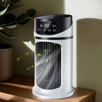 Portable AC Fan Cooler Fan Portable Air Conditioners Personal Evaporative Space Cooler with Timer Quiet Humidifier for Travel-Serilas