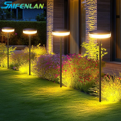 2PCS Solar Pathway Light Sway by Wind Solar Swaying 