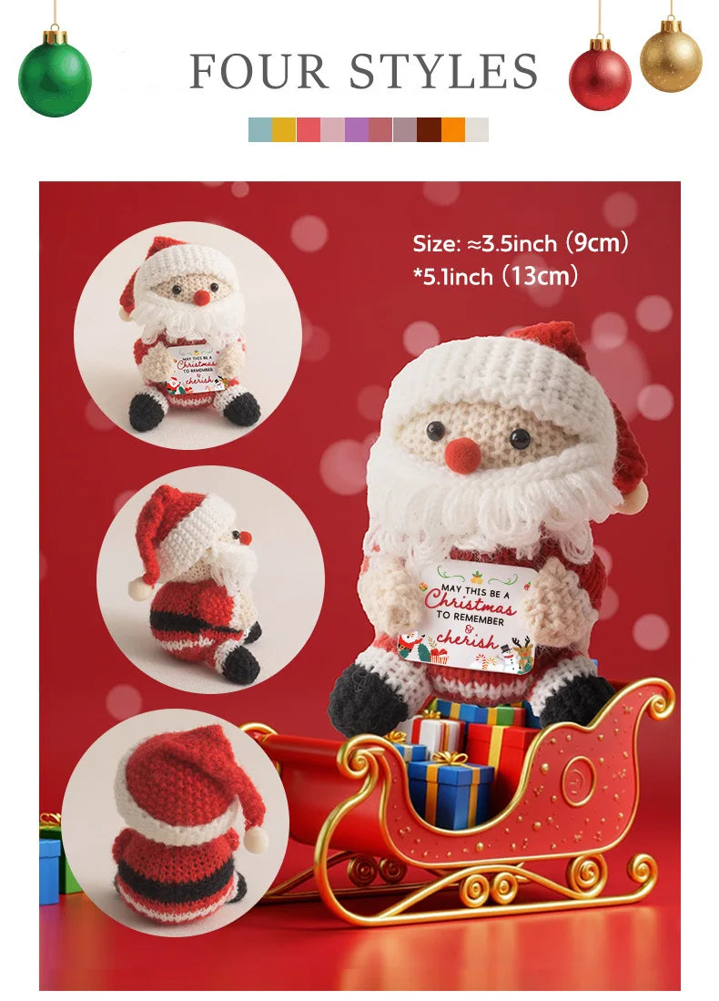 Christmas Positive Crochet Gifts Handmade Crochet Animals Dolls Christmas Gifts for women, Men, Mom, Dad, Teacher, Friend-Serilas