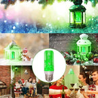 LED Flicker Flame Light Bulb Simulated Burning Fire Effect E27E26 Lamp Xmas Party Decorations Flickering Outdoor Four mode Light-Serilas