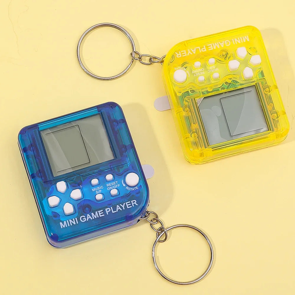 Mini Classic Video Game Machine Keychain Alloy Games Keyrings Souvenir Handbag Key Chains Keyring Jewelry Accessories Gifts-Serilas