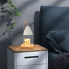 Candle Warmer Lamp with Timer Dimming Melting Wax Table Lamp Home Bedroom Decor Nightlight Creative Aromatherapy Desk Light Gift-Serilas