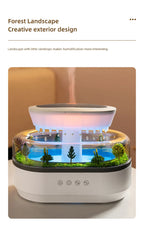 Aroma Air Humidifier Fragrance Essential Oil Diffuser for Home Raindrop Model Aroma Diffuser Humidifier with LED Colorful Light-Serilas