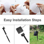 Solar String Lights 10/20/30 LED Outdoor Waterproof Christmas Garland Lantern Fairy Lamp String  for Garden Wedding Party Decor-Serilas