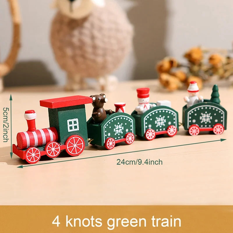 Christmas Train Merry Christmas Decorations For Home 2025 Cristmas Ornament Xmas Navidad Noel Gifts Happy New Year 2026 Gifts-Serilas