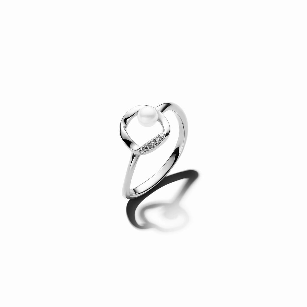 2025 New 925 Sterling Silver MINISO Stitch Bow Shaped Heart zircon Heart Ring Size 6 7 8 9 Rings Fashion Fine Jewelry For Women-Serilas