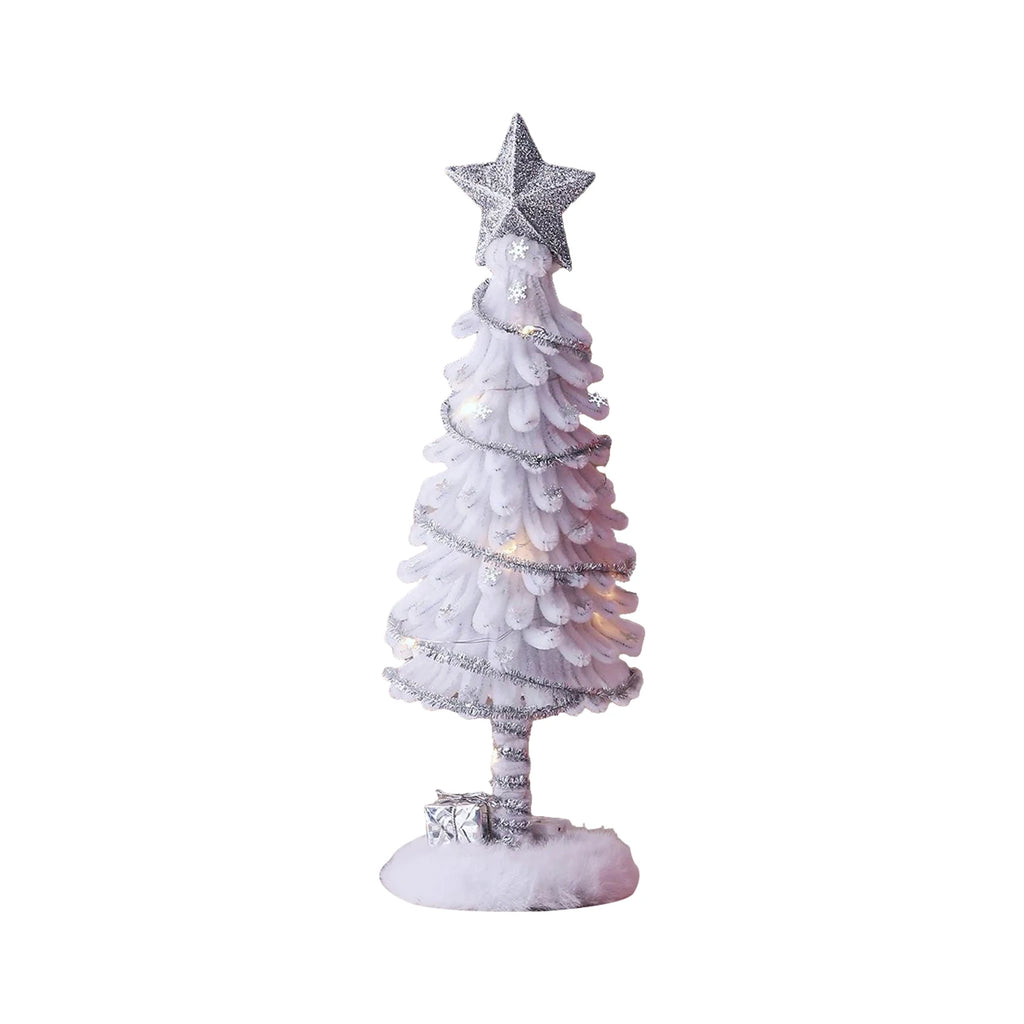 Christmas Lovely Tree Gift Holiday Tabletop Ambiance Tree Ornaments Xmas Party Tree Decoration Suitable For Family Friends-Serilas