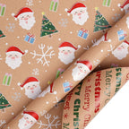 Christmas Gift Wrapping Paper Gift Wrapping Paper Christmas Trees Packaging Gift Paper Suitable for Birthdays and Festivals-Serilas