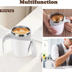 Automatic Stirring Magnetic Mug Rechargeable Model Coffee Electric Lazy Milkshake Rotating Blender Smart Mixer Thermal Bottle-Serilas
