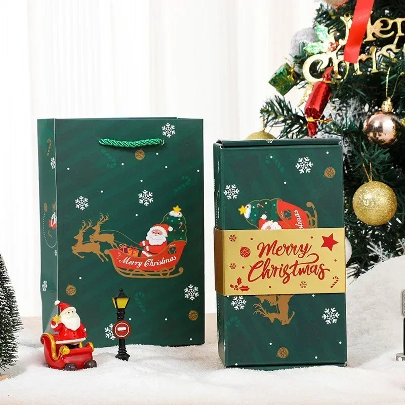 Christmas Gift Box Diy Folding Paper Boxs Money Pop Up Birthday Wedding Surprise Bounce Boxs Explosion Red Envelope Gift Box Set-Serilas