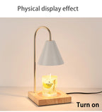 Candle Warmer Lamp with Timer Dimming Melting Wax Table Lamp Home Bedroom Decor Nightlight Creative Aromatherapy Desk Light Gift-Serilas