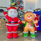 Christmas Large Standing Balloons 3D Inflatable Aluminum Foil Balloon Santa Claus Snowman Xmas Party Home Decors Supply Kid Gift-Serilas