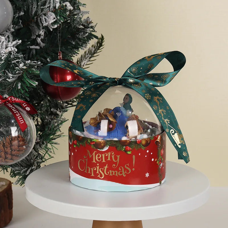 Candy Box Hot Christmas Festival Gift Box Christmas Gift Box Gold For Holiday Packaging Christmas Festival Decoration Gift-Serilas