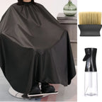 Black Salon Barber Cape for Men Women Hair Cutting Cape Hairdressing Cape Hair Cut Apron Hair Shampoo Dye  Tools Accessories-Serilas