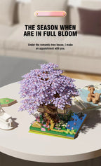 Christmas Gifts DIY Flowers Tree House Micro Building Blocks Block Assembly Brick Handmade Girls Girlfriend Birthday gift kids-Serilas