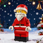 Christmas Gifts New 761pcs Up-Scaled Santa Claus Man Fit 40820 Building Blocks Birthday Fun Holiday Decorations-Serilas