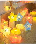 LED Lights String Star Garland Lamp USB/Battery Powered For Living Room Outdoor Garden Camping Wedding Christmas Party Decor-Serilas