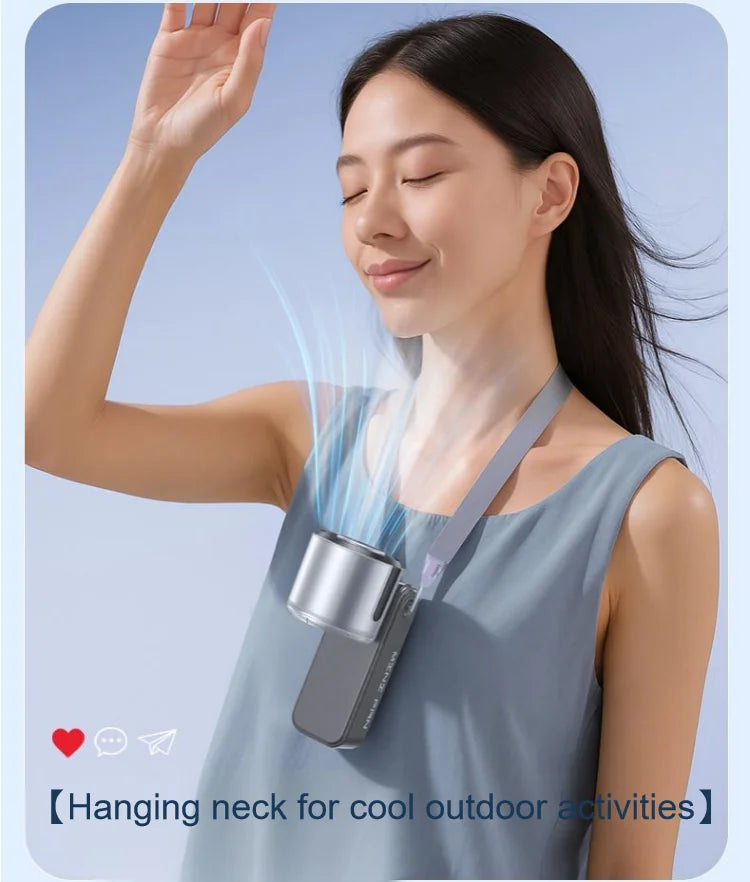 Portable Fans 29,000 RPM Collapsible Foldable TEC Superconducting Cooling Mini Portable Fan Air Cooler Minifan-Serilas