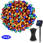 LED Solar Light String 8 Functions Outdoor Waterproof Lawn Starry Sky Christmas Garden Courtyard Decoration Atmosphere Lights-Serilas