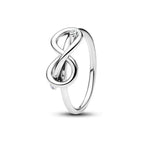 2025 New 925 Sterling Silver MINISO Stitch Bow Shaped Heart zircon Heart Ring Size 6 7 8 9 Rings Fashion Fine Jewelry For Women-Serilas