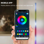 RGB LED Floor Lamp Remote APP Control Music Sync Corner Mood Lighting Smart Modern Mood Standing Lights for Bedroom Living Room-Serilas