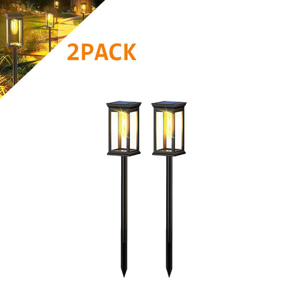 Solar Pathway Lights Solar Lights Outdoor Solar Powered Garden Lights for Walkway Yard Backyard Lawn Landscape Lighting Decor