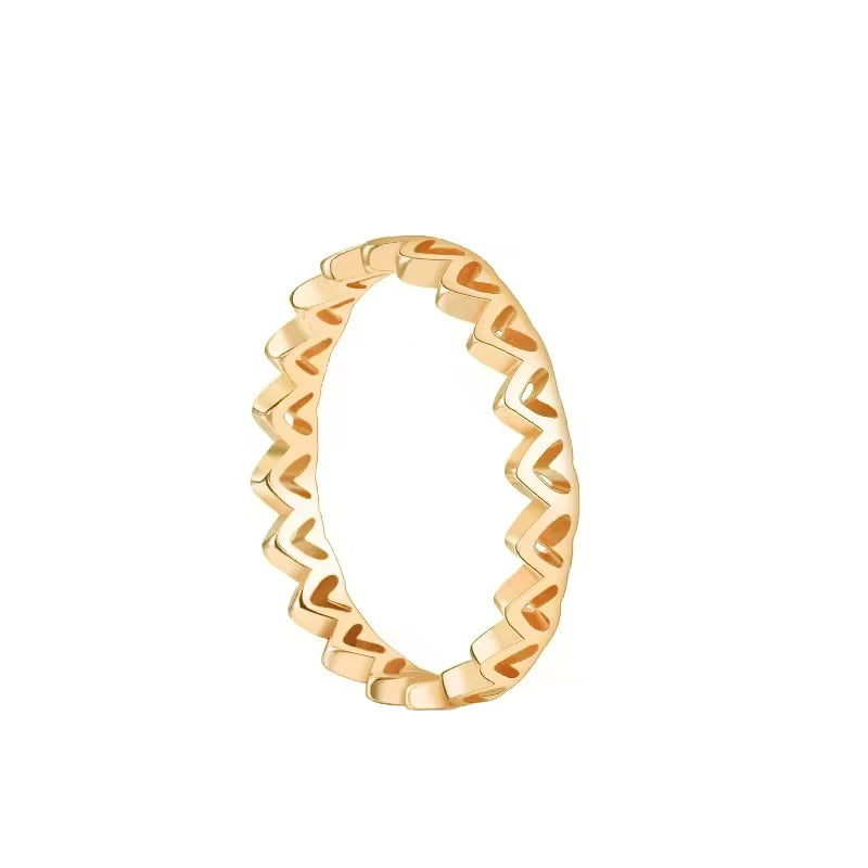 2025 New 925 Sterling Silver MINISO Stitch Bow Shaped Heart zircon Heart Ring Size 6 7 8 9 Rings Fashion Fine Jewelry For Women-Serilas