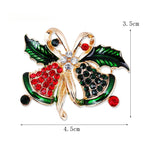 Fashionable Christmas Wreath Decoration Corsage ,31 Styles To Choose From Versatile Brooch, ,ideal Choice for Gifts-Serilas