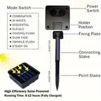 LED Solar Light String 8 Functions Outdoor Waterproof Lawn Starry Sky Christmas Garden Courtyard Decoration Atmosphere Lights-Serilas