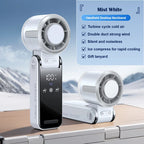 Portable Fans 29,000 RPM Collapsible Foldable TEC Superconducting Cooling Mini Portable Fan Air Cooler Minifan-Serilas