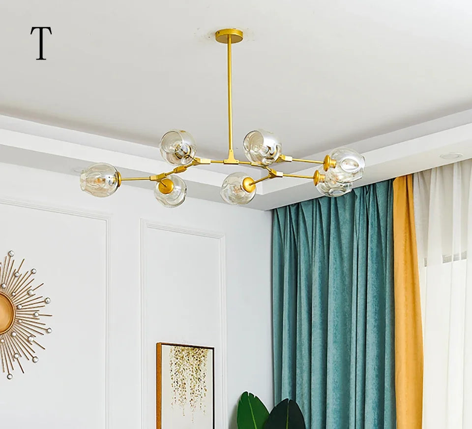 NorduGlow™ Modern LED Hanging Chandelier