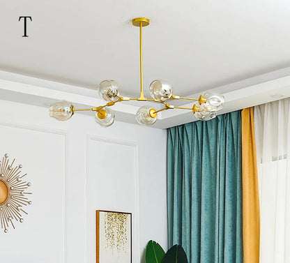 NorduGlow™ Modern LED Hanging Chandelier