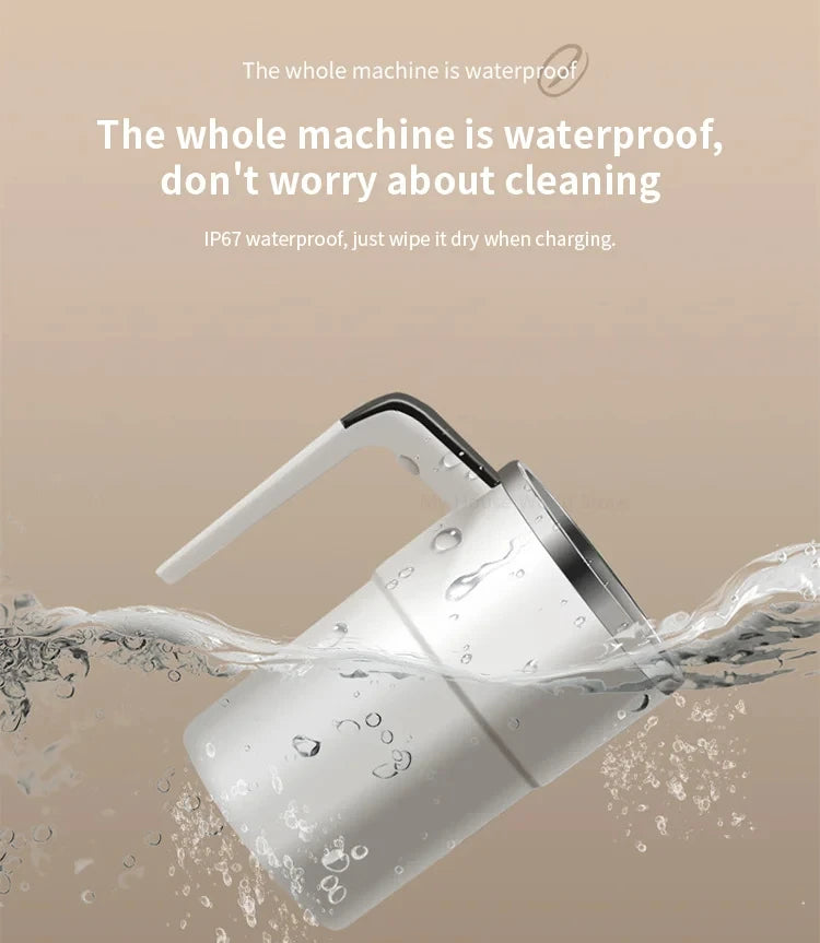 Automatic Stirring Cup Rechargeable Portable Coffee Electric Stirring Stainless Steel Mixer Rotating Magnetic Self Stirring Mugs-Serilas