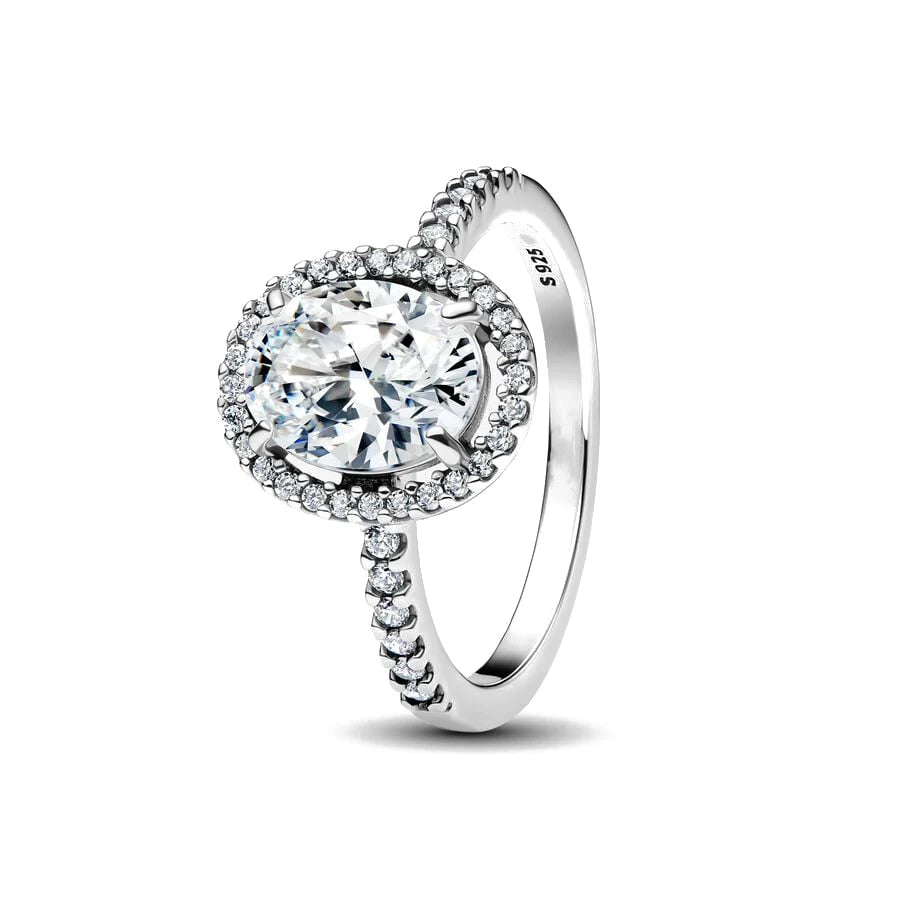 2025 New 925 Sterling Silver MINISO Stitch Bow Shaped Heart zircon Heart Ring Size 6 7 8 9 Rings Fashion Fine Jewelry For Women-Serilas