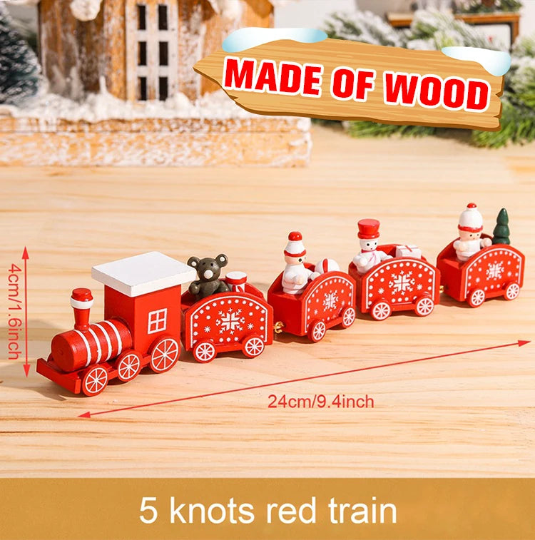 Christmas Train Merry Christmas Decorations For Home 2025 Cristmas Ornament Xmas Navidad Noel Gifts Happy New Year 2026 Gifts-Serilas