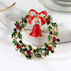 Fashionable Christmas Wreath Decoration Corsage ,31 Styles To Choose From Versatile Brooch, ,ideal Choice for Gifts-Serilas