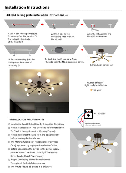 VeloraLux™ Retro Luxury LED Chandelier