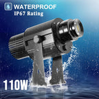 Custom Gobo Projector Light Custom Logo Lights Outdoor LED Rotating Customize Logo Spotlight for Commercial Shop Entrance Floor-Serilas