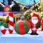55CM Christmas Inflatable Ball Outdoor Garden Decorations PVC Giant Xmas Ball Christmas Large Balls Toy New Year Party Decors-Serilas