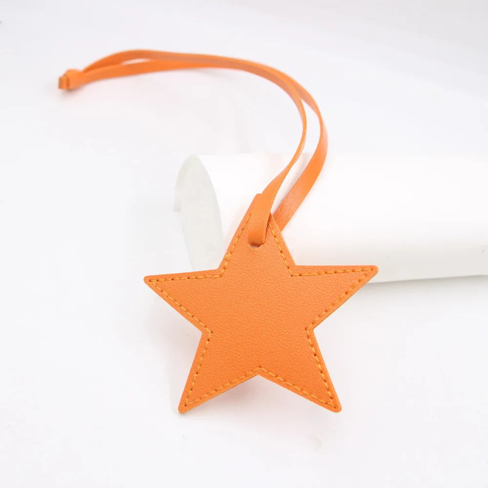Personalized Letter Lucky Star Pendants For Bags Popular DIY Gift Custom Name Women Bag Charm Accessories Fashion Car Ornament-Serilas